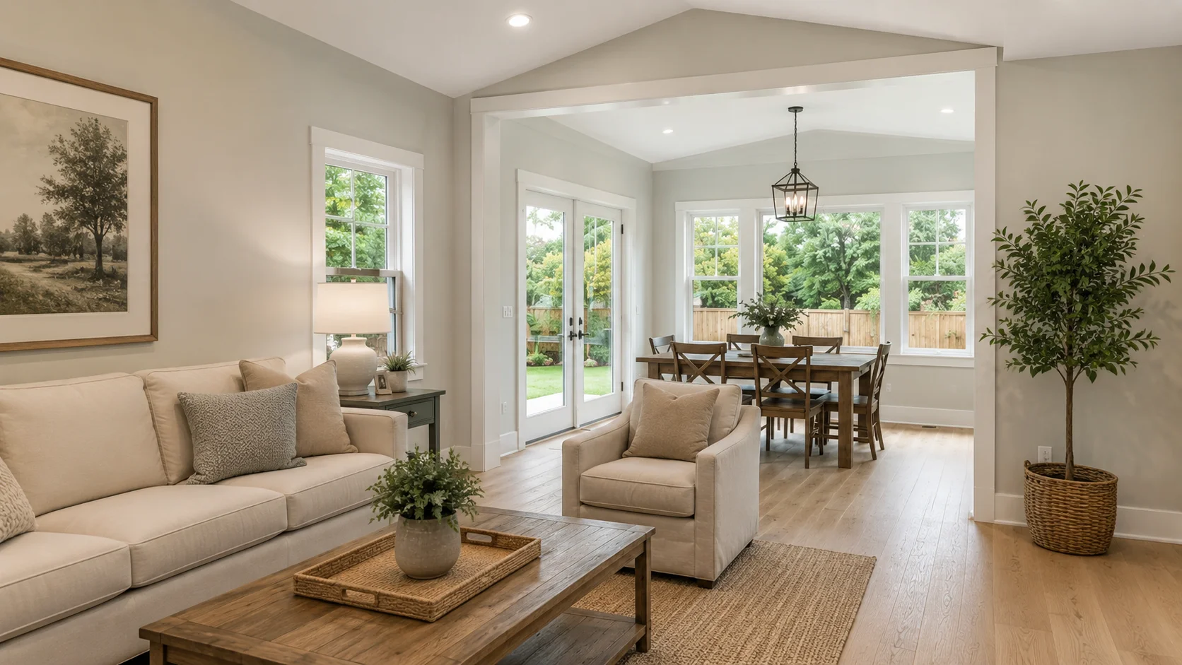 Completed residential home addition creating more usable living space